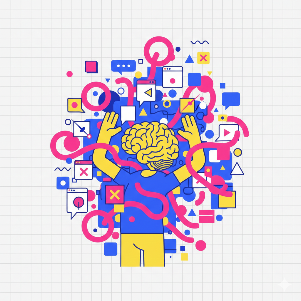 Fatiga Digital: Cuando tu cerebro tiene demasiadas pestañas abiertas